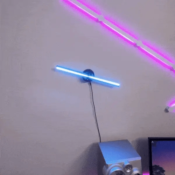 3D hologram fan