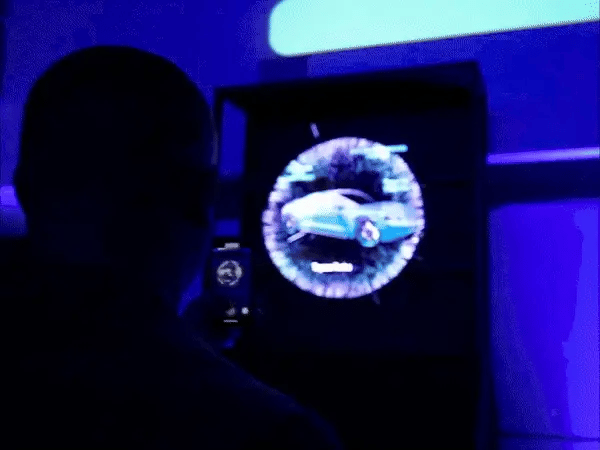 3D hologram fan